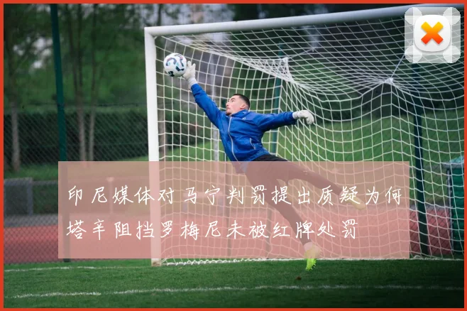 印尼媒体对马宁判罚提出质疑为何塔辛阻挡罗梅尼未被红牌处罚